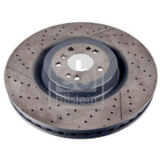 Febi 2 x Internally Vented Front Brake Discs 107723