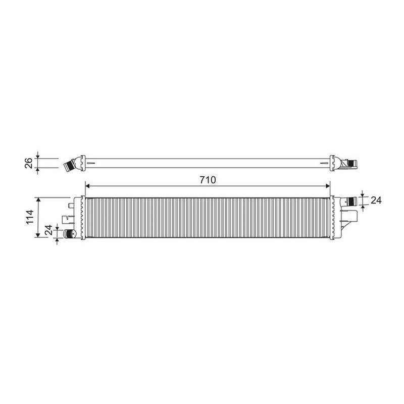Valeo Engine Radiator 701289