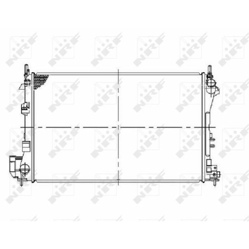 NRF Engine Radiator 58293