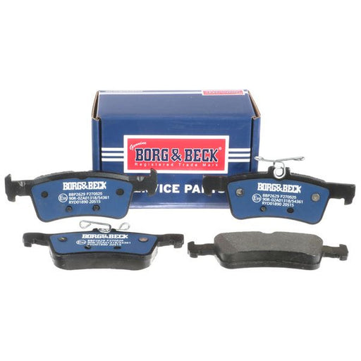 Borg & Beck 4 x Rear Brake Pad Set BBP2629