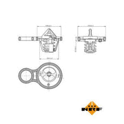 NRF Thermostat,Coolant 725094