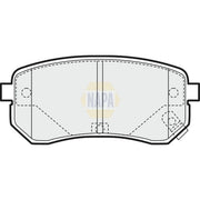 NAPA Rear Brake Pad Set NBP1090