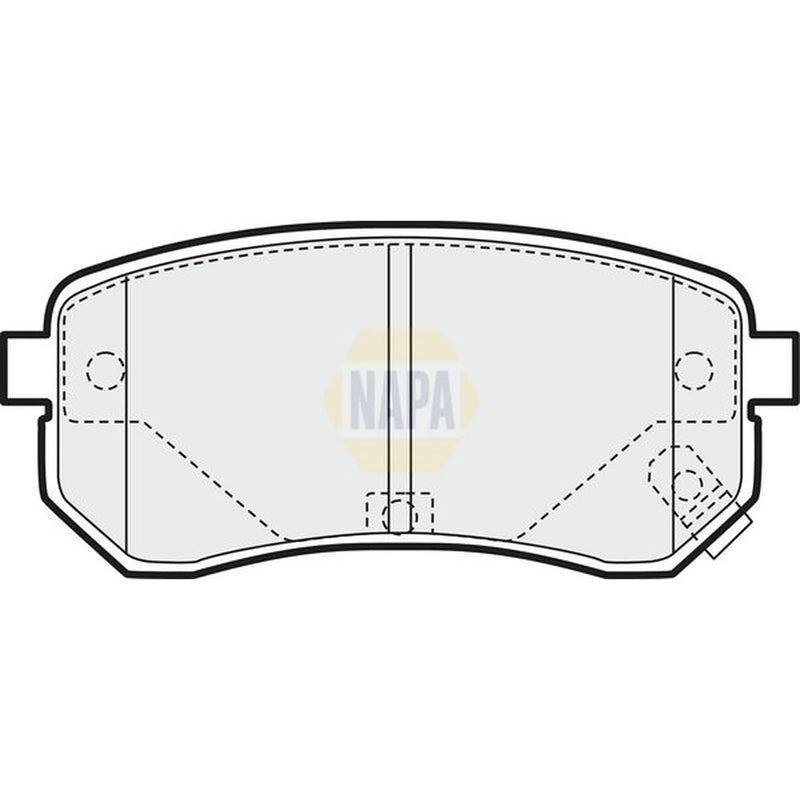 NAPA Rear Brake Pad Set NBP1090