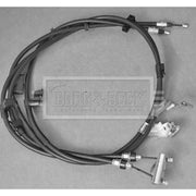 Borg & Beck Handbrake Cable Left Rear BKB3670