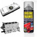E-Tech Silver Engine Enamel Spray On 400ml Heat Resistant High Temp Paint E-Tech  - Town Parts