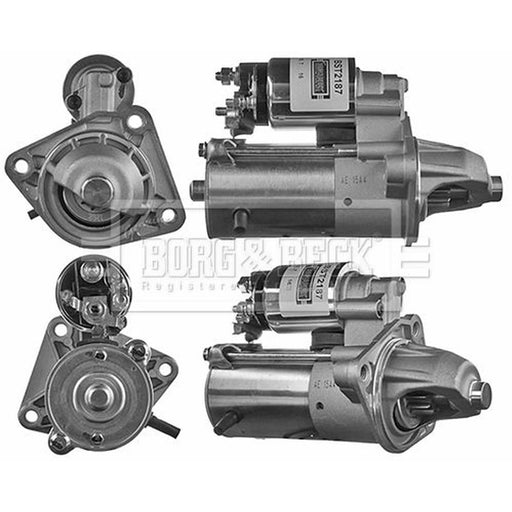 Borg & Beck Starter Motor 12V 1.1kW 10 Teeth BST2187