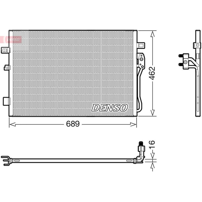 Denso Air Conditioning Condenser DCN09145