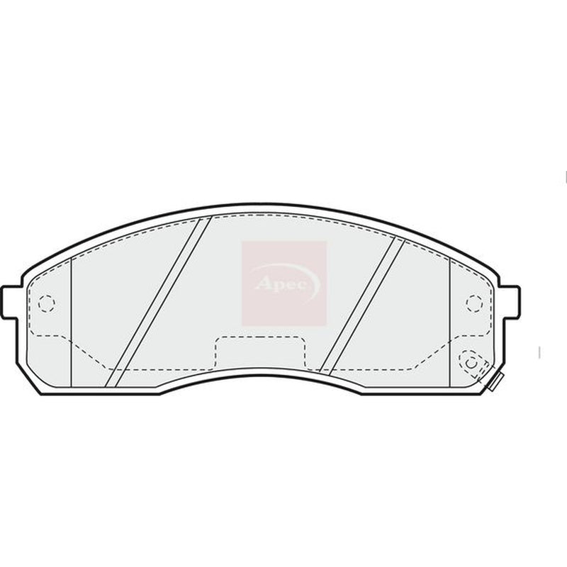 Apec Front Brake Pad Set PAD1207