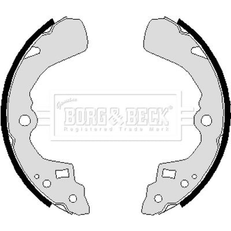 Borg & Beck Brake Shoe Set Axle Kit BBS6236