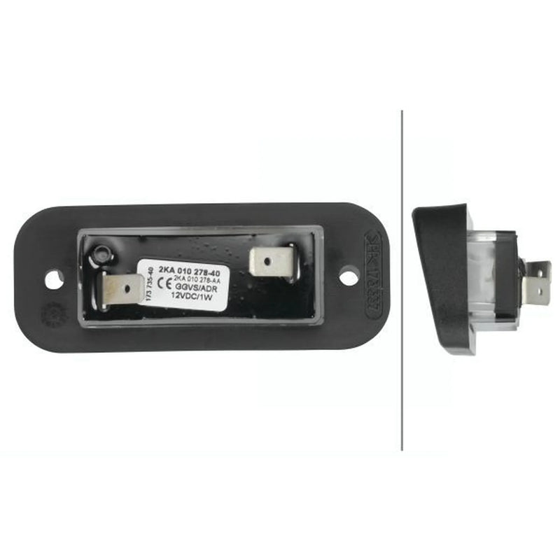 Hella Licence Plate Light / Lamp outer LED 2KA 010 278-411