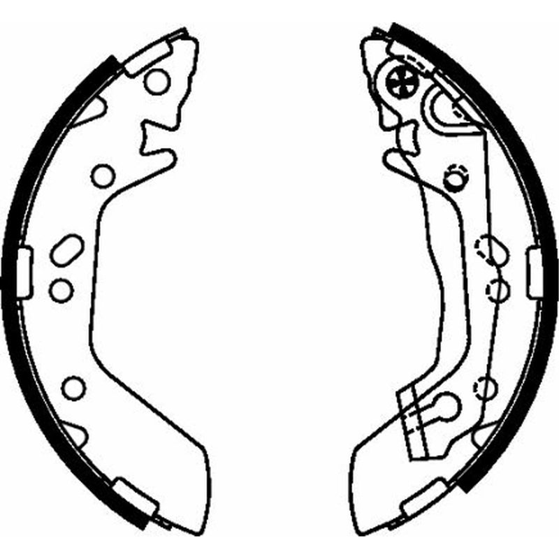 Mintex Brake Shoe Set Axle Kit MFR496