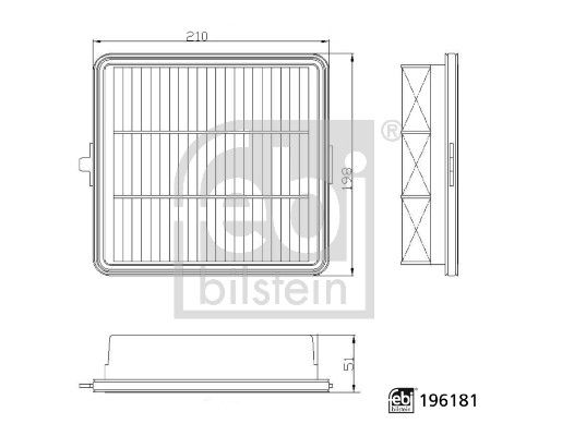 Febi Engine Air Filter