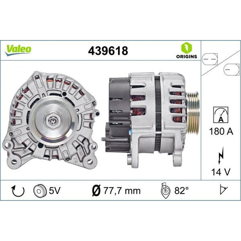 Valeo Car Alternator 12V 439618