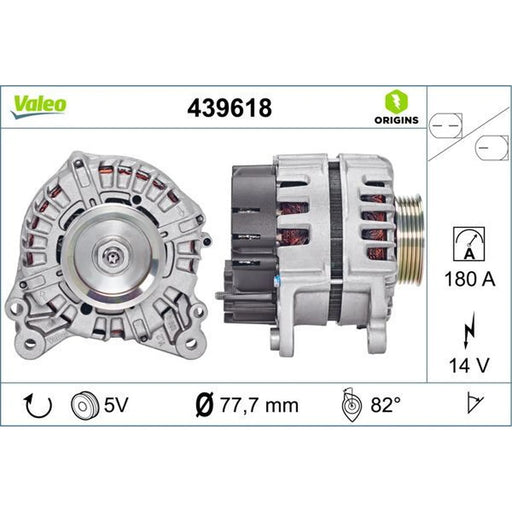 Valeo Car Alternator 12V 439618