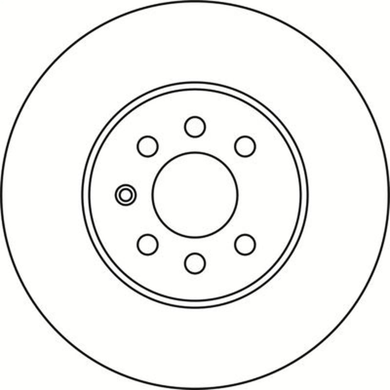 Abtex 2 x Vented Front Brake Discs BD1198V