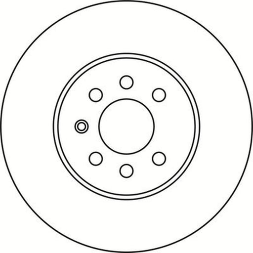 Abtex 2 x Vented Front Brake Discs BD1198V