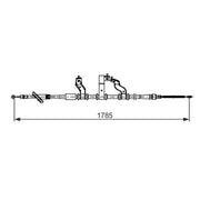 Bosch Handbrake Cable Rear 1 987 482 741