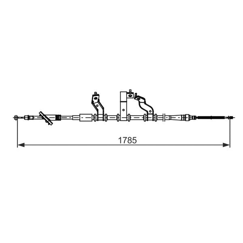 Bosch Handbrake Cable Rear 1 987 482 741