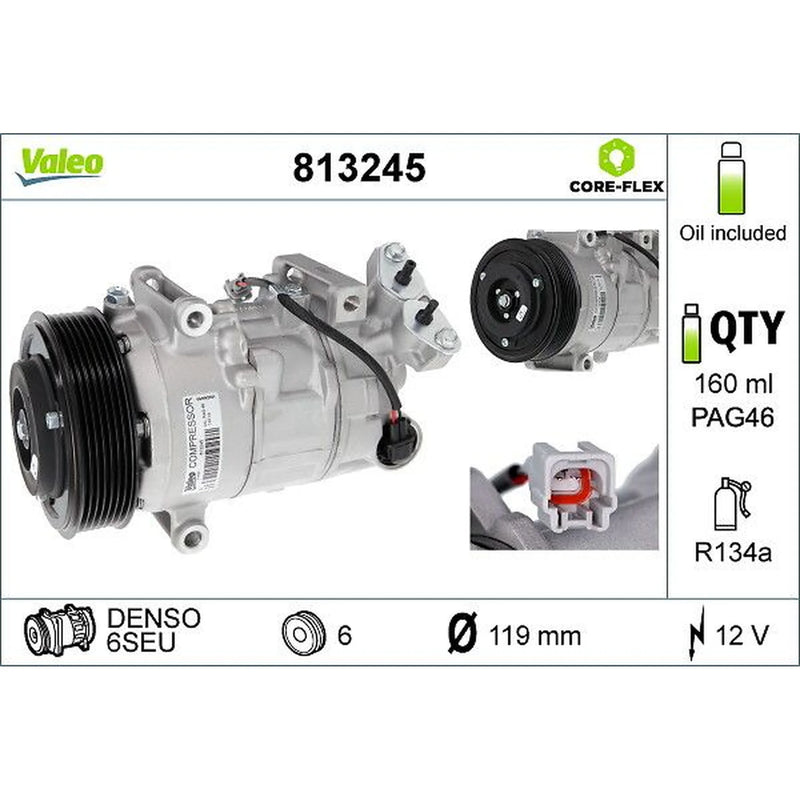 Valeo Air Conditioning Compressor 813245