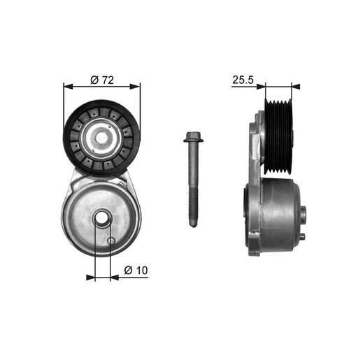 Gates Auxiliary Belt Tensioner T38103