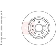 Apec 2 x Vented Rear Brake Discs DSK2757