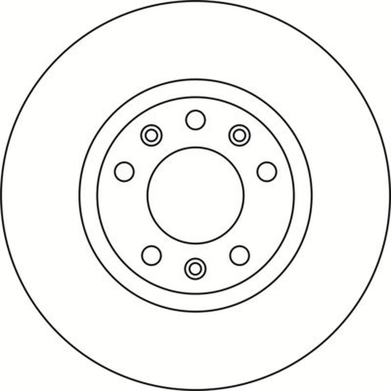 Abtex 2 x Vented Front Brake Discs BD1865V
