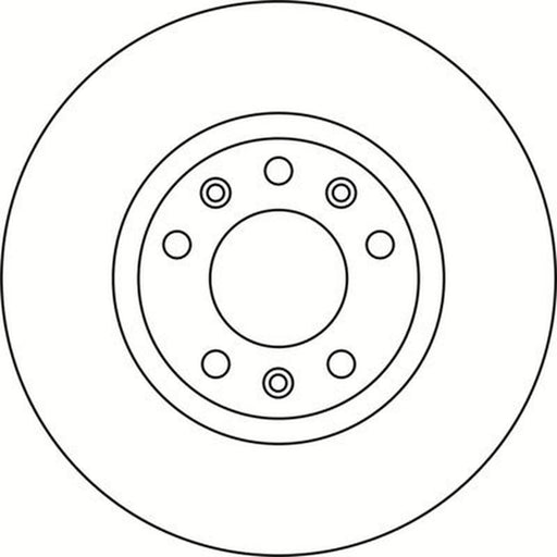 Abtex 2 x Vented Front Brake Discs BD1865V