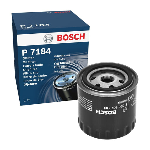 Bosch Car Oil Filter P7184 Fits Suzuki Grand Vitara Ddis - 1.9 - 05-15 F02640718 Bosch  - Town Parts