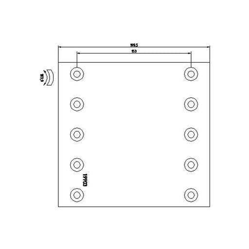 DON Don Cv Brake Lining Set BC1001011S7340