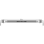 Juratek Brake Hydraulic Hose Line Rear JBH1245