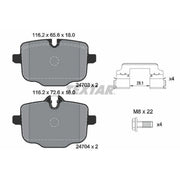 Textar Rear Brake Pad Set 2470301