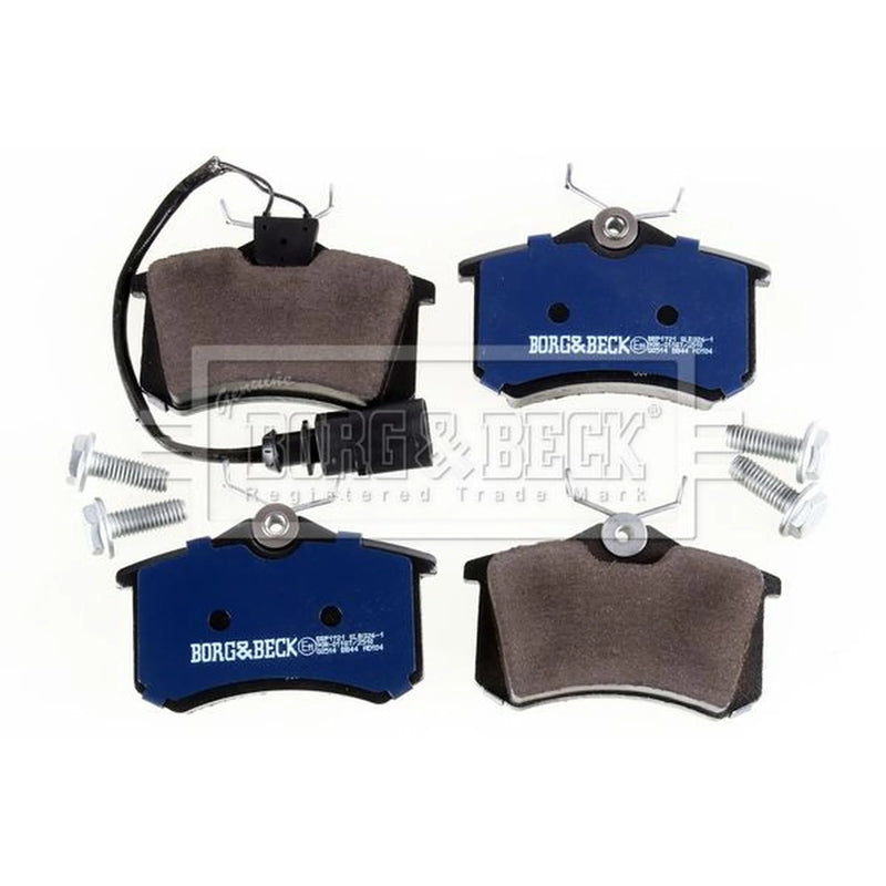 Borg & Beck 4 x Rear Brake Pad Set BBP1721