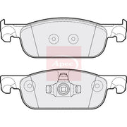 Apec Front Brake Pad Set PAD2127