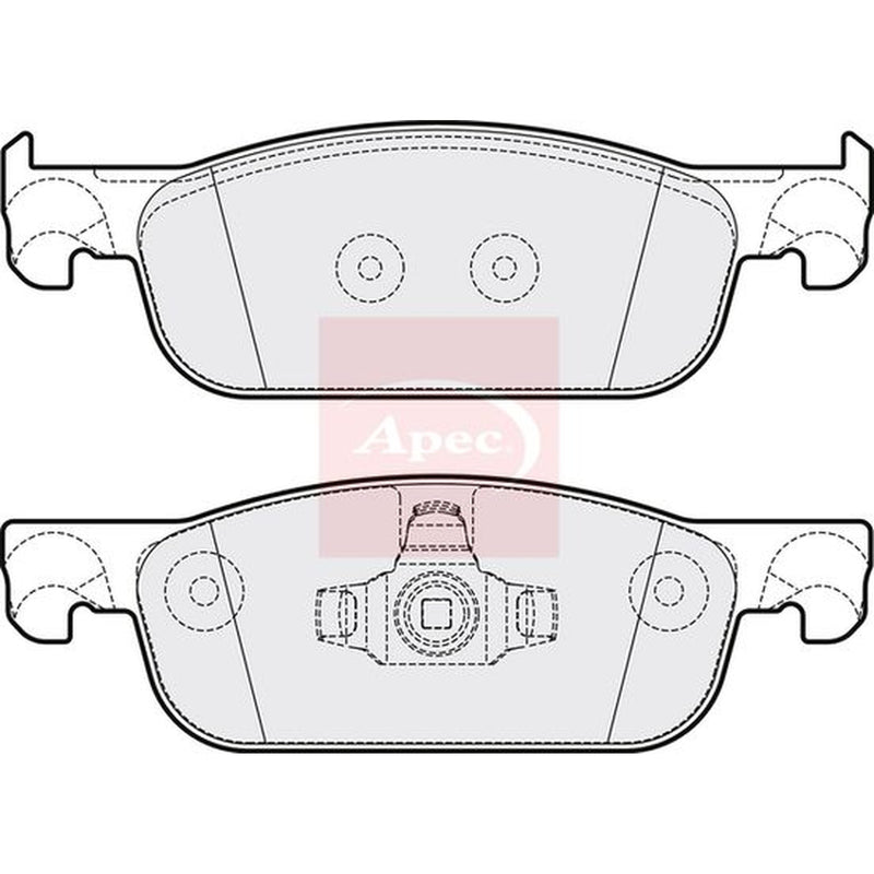 Apec Front Brake Pad Set PAD2127
