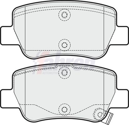 Fahren Rear Brake Pad Set