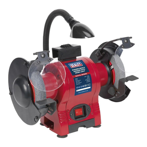 Sealey Bench Grinder150mm with Worklight 250W/230V BG150WL Sealey  - Town Parts