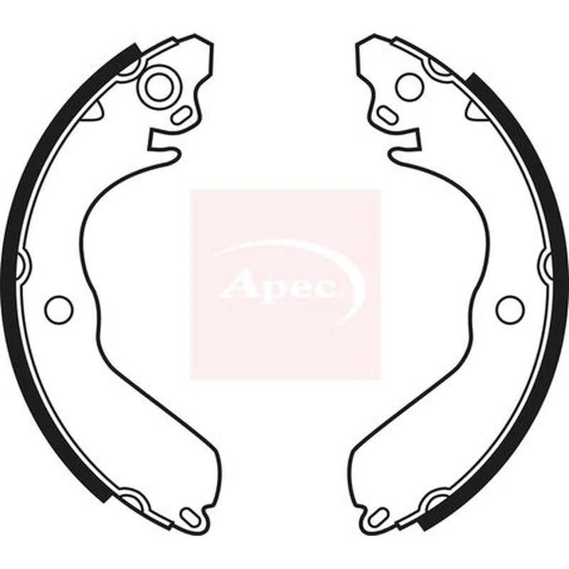 Apec Brake Shoe Set Axle Kit SHU501