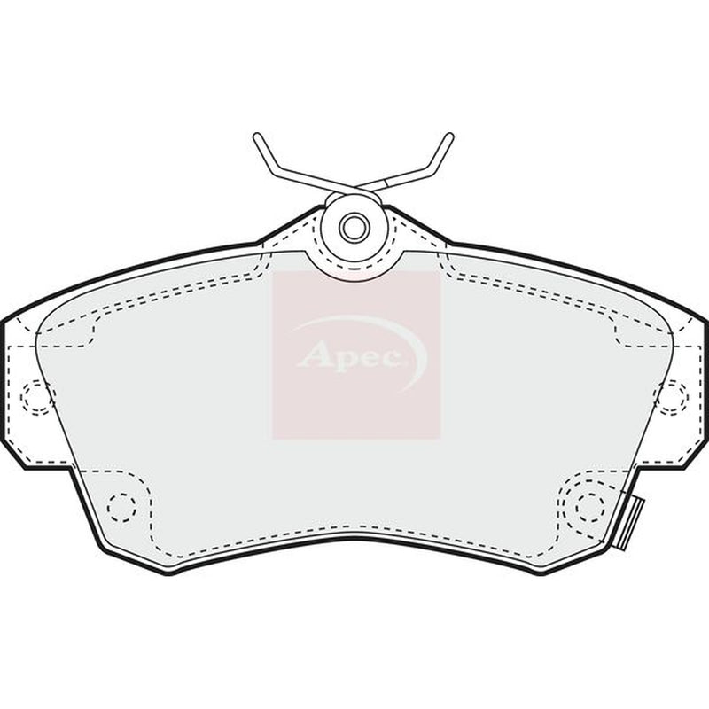 Apec Front Brake Pad Set PAD1118