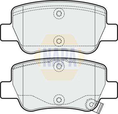 NAPA Front Vented & Rear Vented Brake Discs & Pads fits TOYOTA