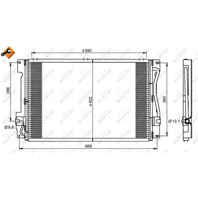 NRF Air Conditioning Condenser 35151