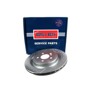 Borg & Beck 2 x / Rear Brake Discs BBD6129S
