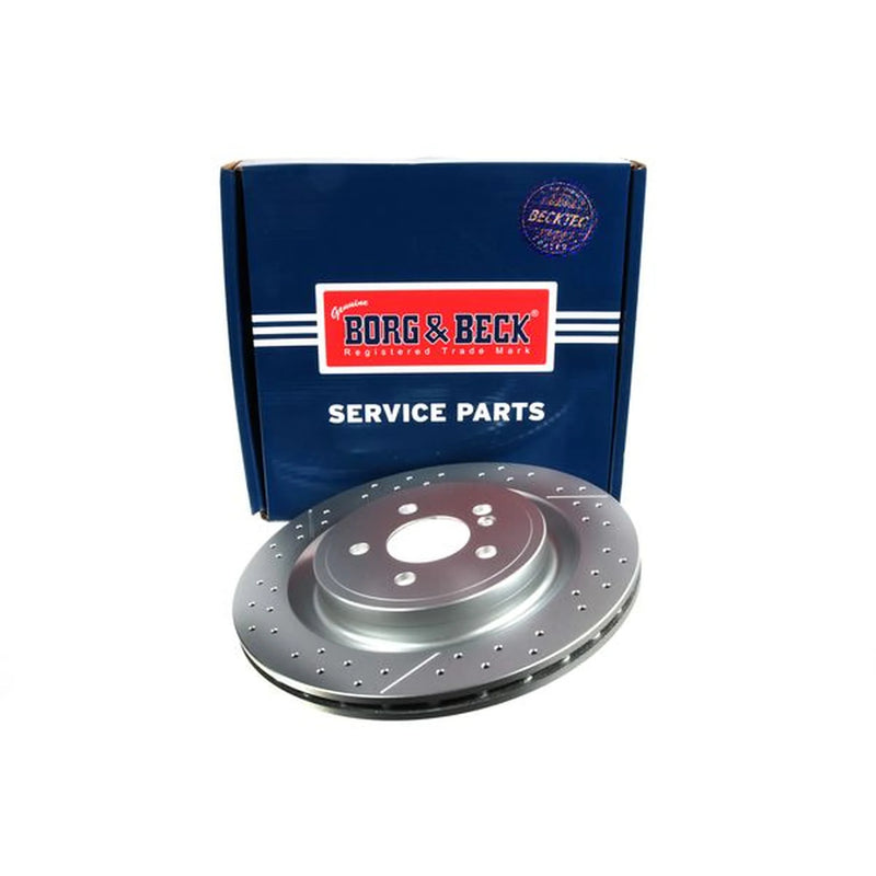 Borg & Beck 2 x / Rear Brake Discs BBD6129S