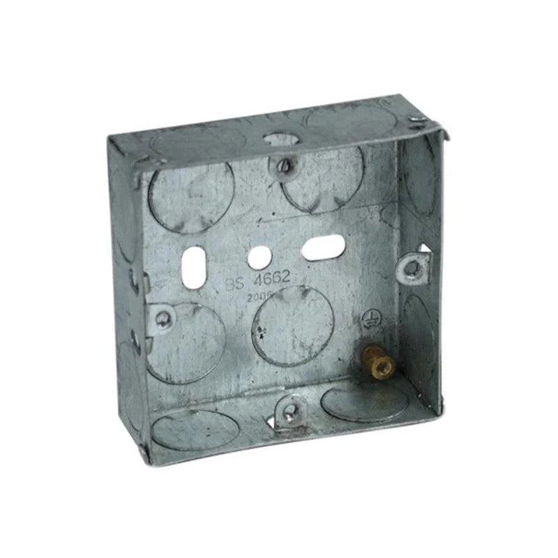 Axiom Electrical Metal Socket Box (Pack 10) 25-35mm
