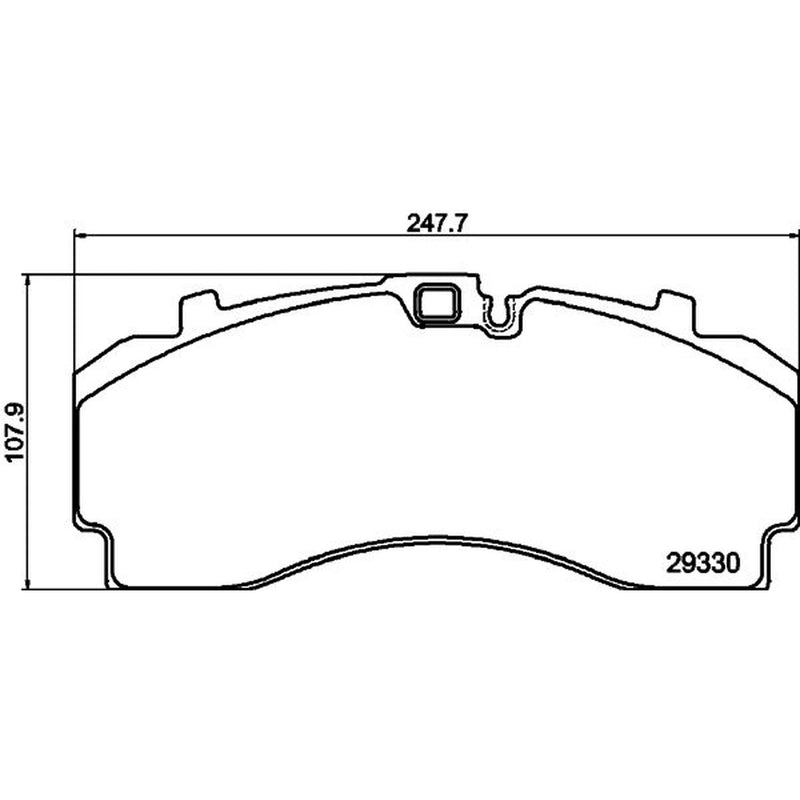 DON Rear Brake Pad Set CVP136K