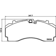 DON Rear Brake Pad Set CVP136K