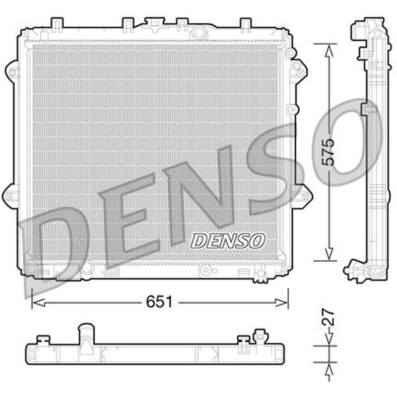 Denso Engine Radiator DRM50060