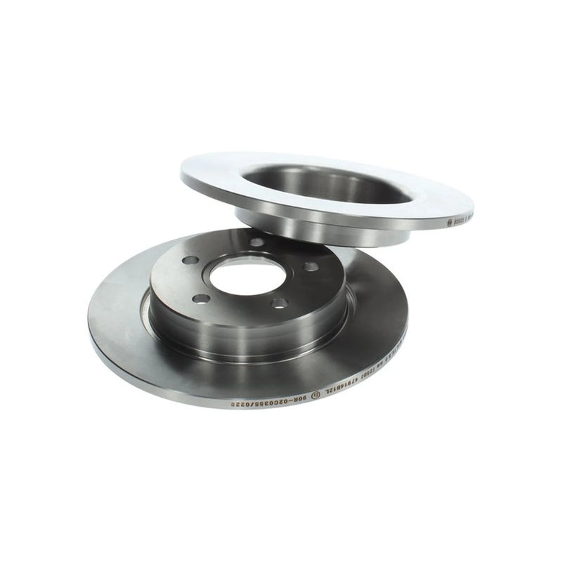 Bosch 2 x Solid Rear Brake Discs 0 986 479 763