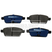Borg & Beck 4 x Rear Brake Pad Set BBP2239