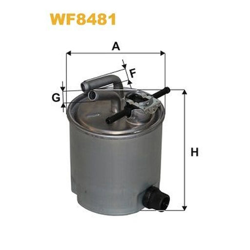 WIX Fuel Filter Element WF8481