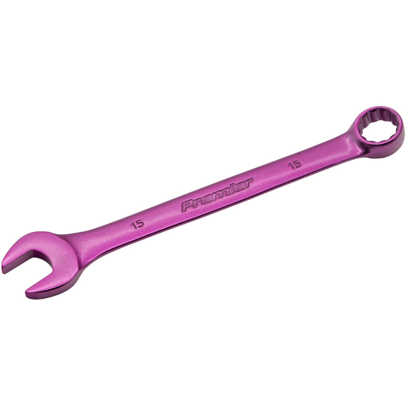 Sealey Combination Spanner 15mm 12pt (Pink)